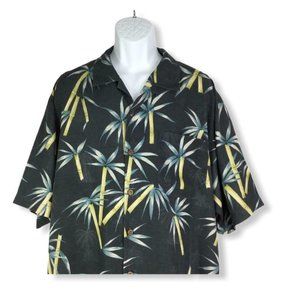 Tommy Bahama Mens Silk Floral Camp Shirt XL